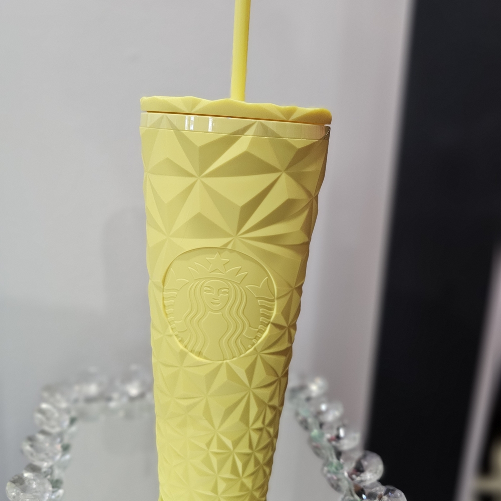 Starbucks Geometric Yellow Tumbler